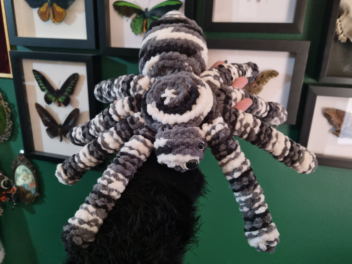 Handmade Crochet Spiders