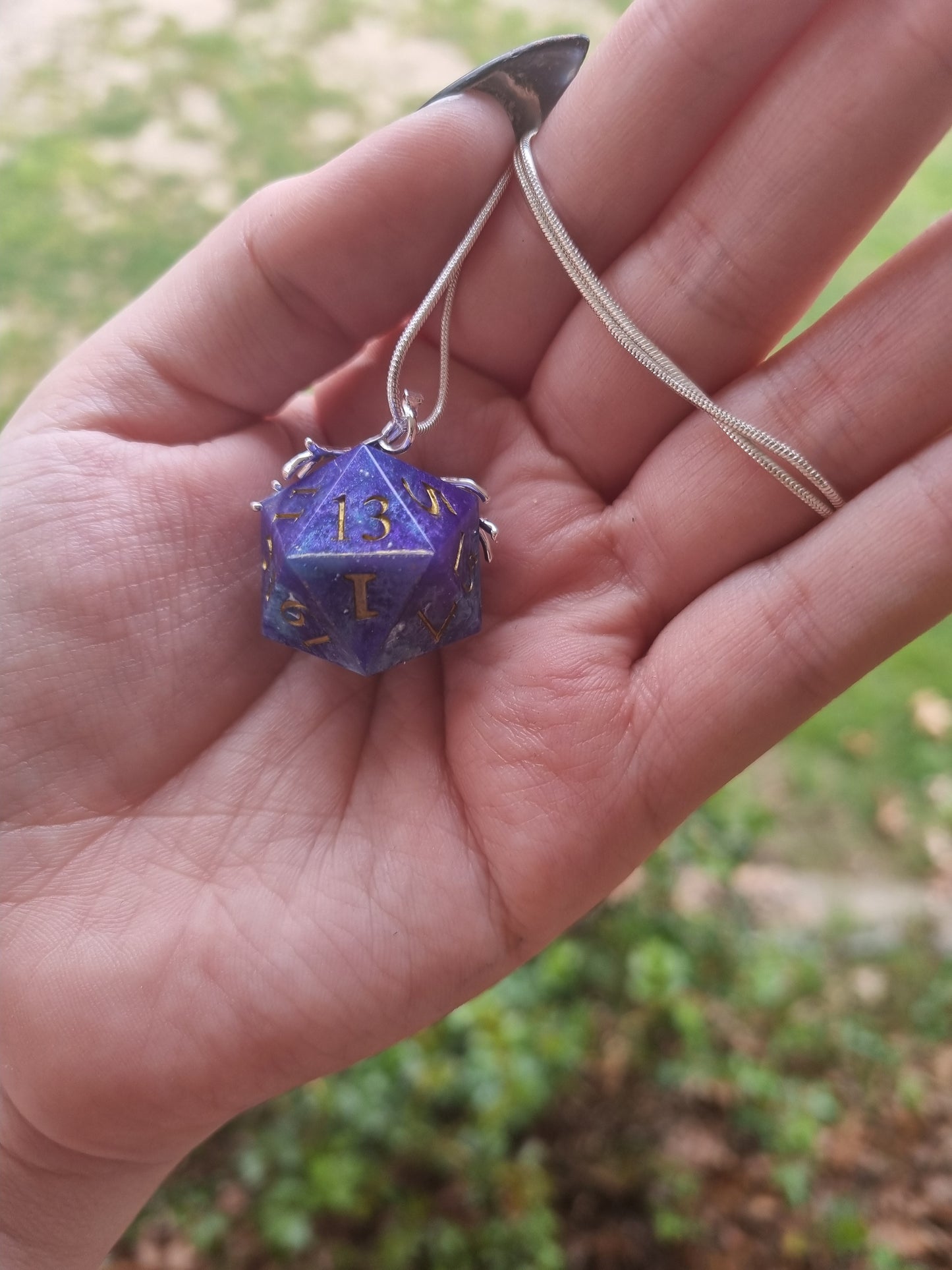 Handmade Dice Necklace