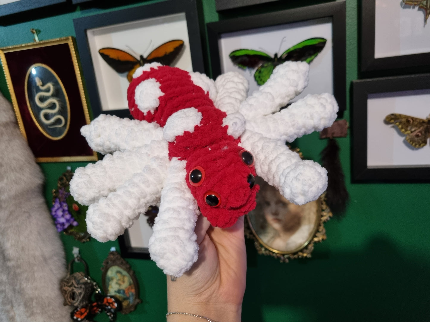 Mooshroom Spider Crochet