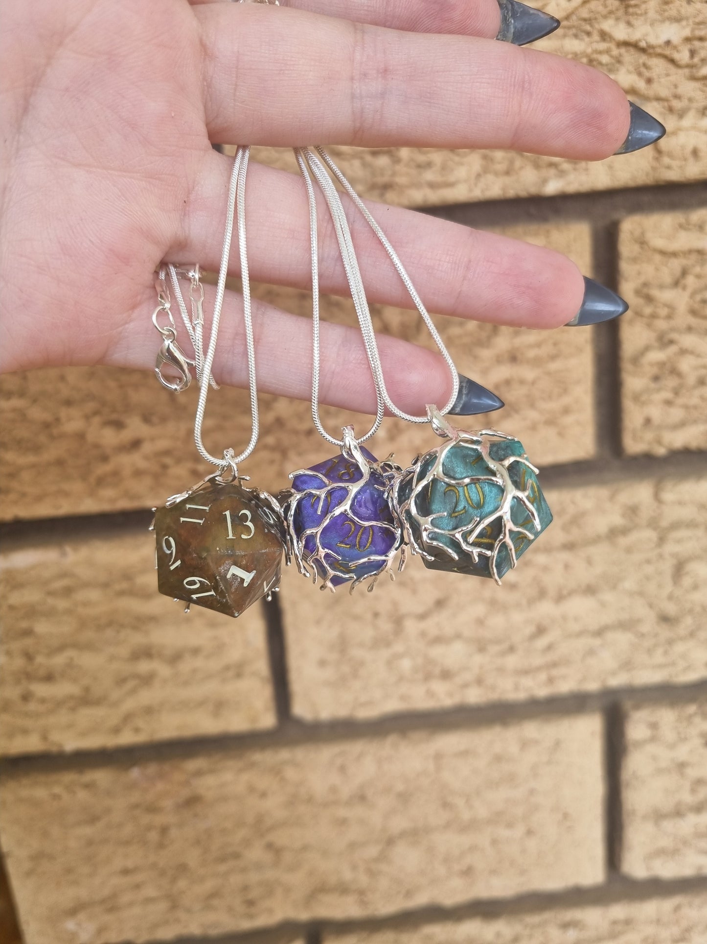 Handmade Dice Necklace